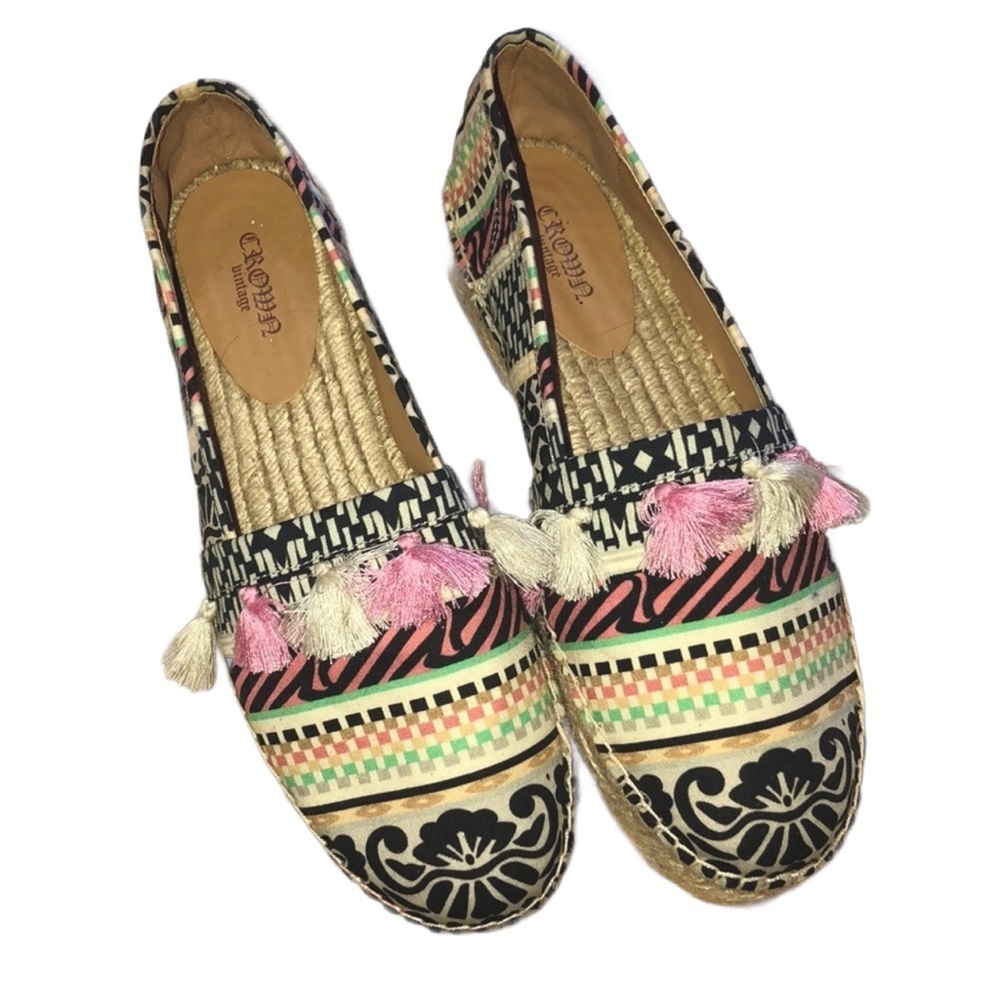 👑 Crown Vintage wedge shoe GUC size 8👑